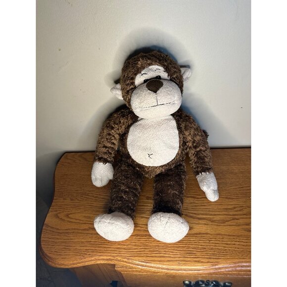 Build a Bear Marvelous Monkey Plush Brown Cream Happy Stuffed Animal ape - Picture 1 of 2